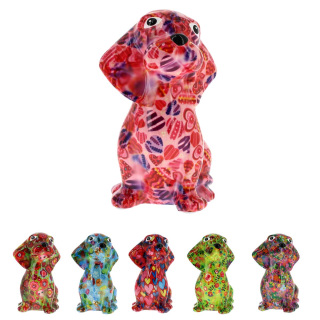 Piggy bank Beagle Basil 12,3x19,5x13 cm Pomme Pidou