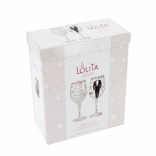 Juego de copas pareja de novios Lolita