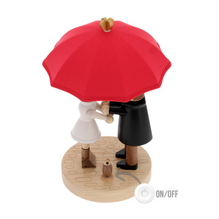 Lamp Lovers with umbrella 18x28 cm Wooderful Life
