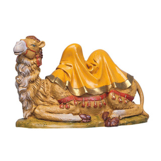 Camello de resina sentado 30 cm Belén Fontanini