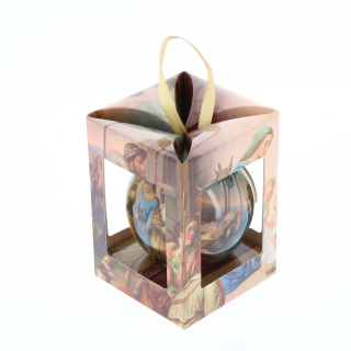 Christmas Ball with Nativity Scene