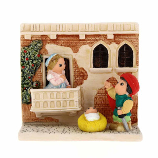 Nativity scene Verona in terracotta 8,5x8 cm