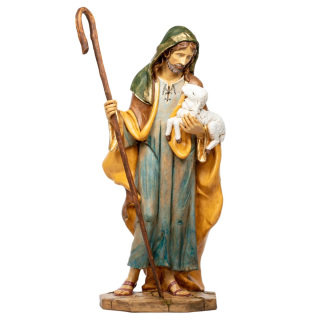 Pastor con cordero de resina 125 cm Belenes Fontanini