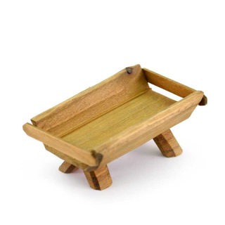 Cuna de madera para Niño Jesús  4,5x10 cm