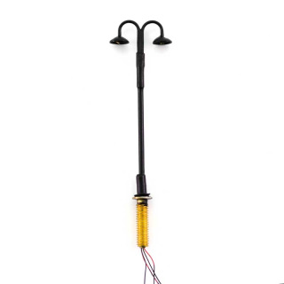Iron ground lamp for nativity scene  7 cm