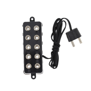 Power strip 5 way for low voltage nativity scenes lights 3.5v - 4.5v