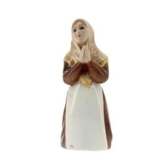 Estatua de cerámica de Santa Bernardita 11 cm