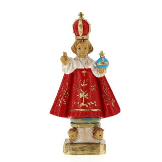 Estatua Niño de Praga polietileno 15 cm
