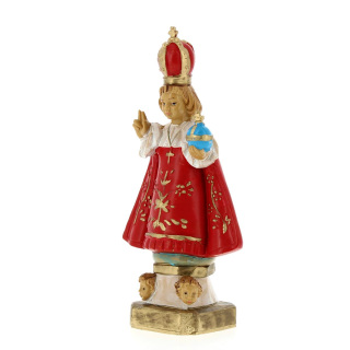 Estatua Niño de Praga polietileno 15 cm