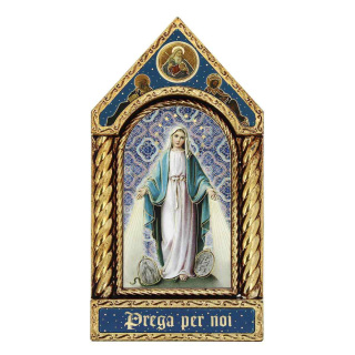 Miraculous Madonna temple picture 8x15 cm