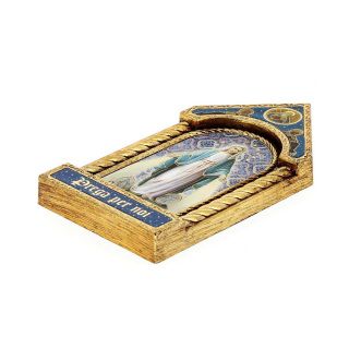 Miraculous Madonna temple picture 8x15 cm
