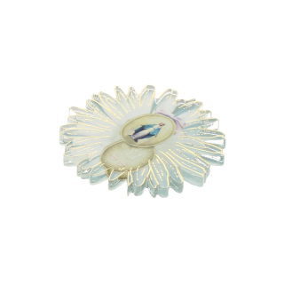 Daisy magnet in plexiglass 4 cm