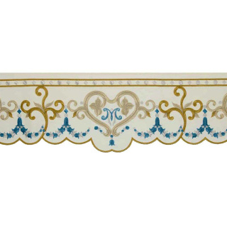 Puntilla para mantel de altar decoración lirios marianos 18 cm Chorus