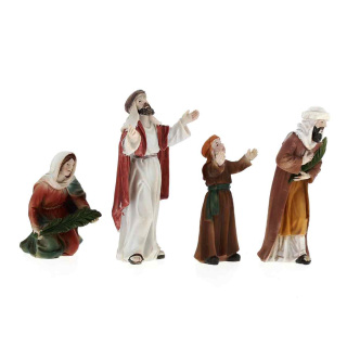 Figure shepherds entry into Jerusalem Easter nativity scene 9 cm
