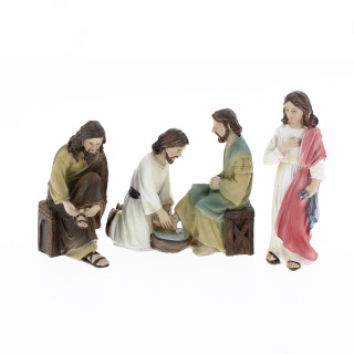 Washing of the feet Easter Nativity Scene 10 cm