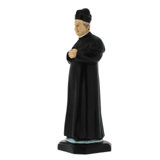 Estatua de San Bosco de resina pintada 34 cm
