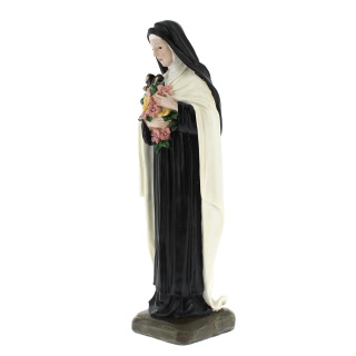 Statua Santa Teresa del Bambino Gesù resina 30 cm