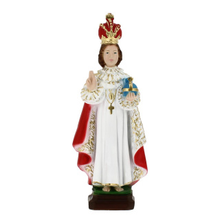 Child of Prague statue in colored resin 30 cm