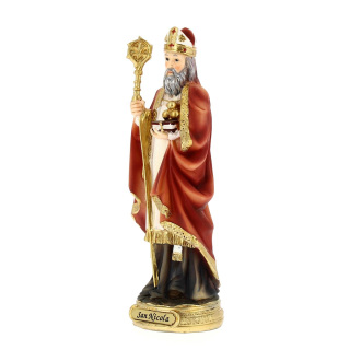 Statua San Nicola in resina 20 cm