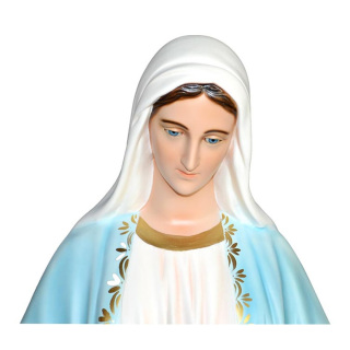 Statue of Our Lady of Miraculous in painted resin 130 cm