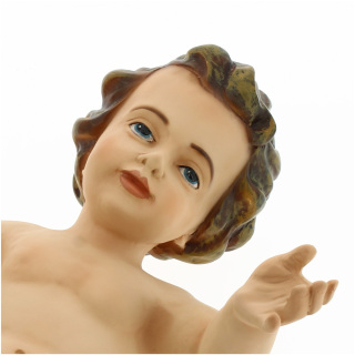 Colored Resin Baby Jesus 35 cm
