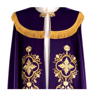 Gothic Cope with Solemn Decoration Pure Wool Gamma