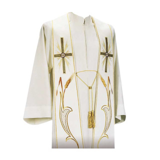 Estola de faille modelo Gótico Cruz y Espiga Gamma