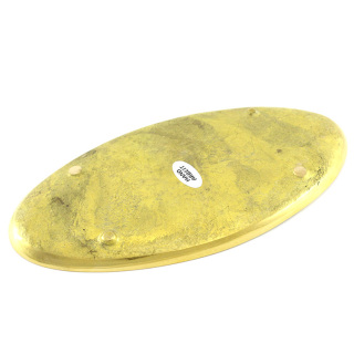 Bandeja ovalada de metal elaborado 18x9 cm