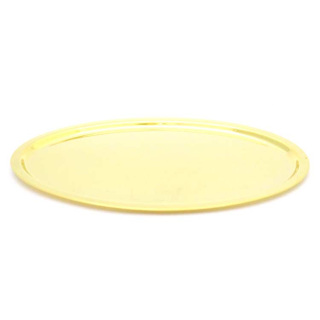 Bandeja de comunión dorada 23x14 cm