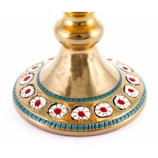 Ceramic Chalice Relief Decoration 15 cm