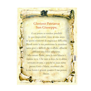 Saint Joseph hanging picture 8x12 cm