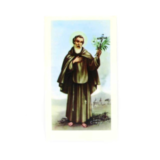 Imagen San Ciro-A con oración 6x11 cm 100 uds.