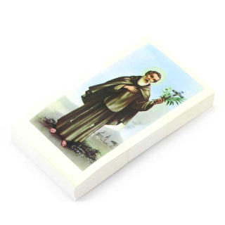 Imagen San Ciro-A con oración 6x11 cm 100 uds.