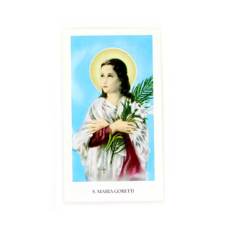 Imagen Santa María Goretti 6x11 cm 100 uds.