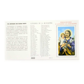 Folleto de oraciones y letanías a San José 100 unidades