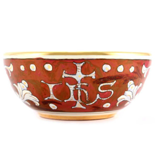 Offertory Ciborium JHS and Lily Decorations diameter 14 cm