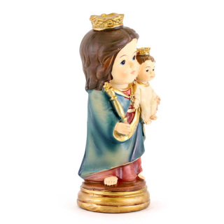 Childlike Mary Auxiliatrix Statue 9 cm