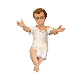 Colored Resin Baby Jesus 50 cm