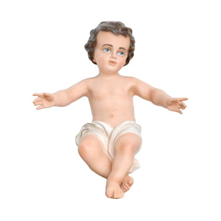 Colored Resin Baby Jesus 27 cm