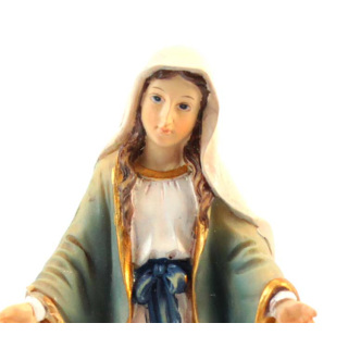Our Lady of Miracles Resin Statue 15 cm