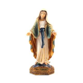 Our Lady of Miracles Resin Statue 15 cm