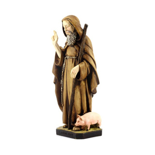 Statua Sant'Antonio Abate in resina 30 cm