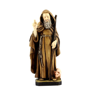 Statua Sant'Antonio Abate in resina 30 cm