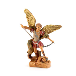 Statua San Michele in polietilene 9.5 cm