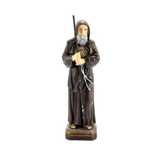 St. Francis of Paola Resin Statue 20 cm