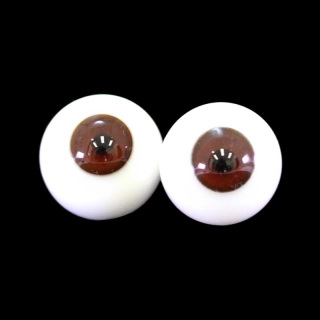 Coppia di occhi in vetro per statua Diametro 18 mm