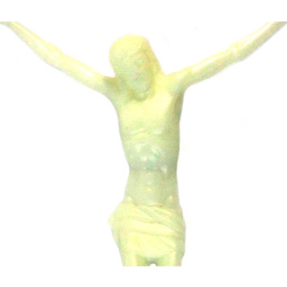 Corpo di Cristo in plastica fosforescente 7,5x6 cm