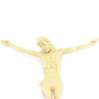 Corpo di Cristo in plastica tipo legno 12,5x15 cm