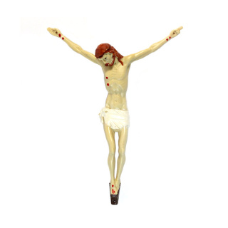 Corpo di Cristo in plastica colorata 11x9,5 cm