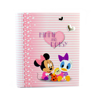 Album Fotografico Battesimo rosa con Minnie 20x25 cm